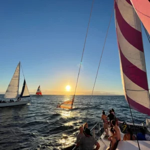 Sunset Swim & Sail Pink Sail