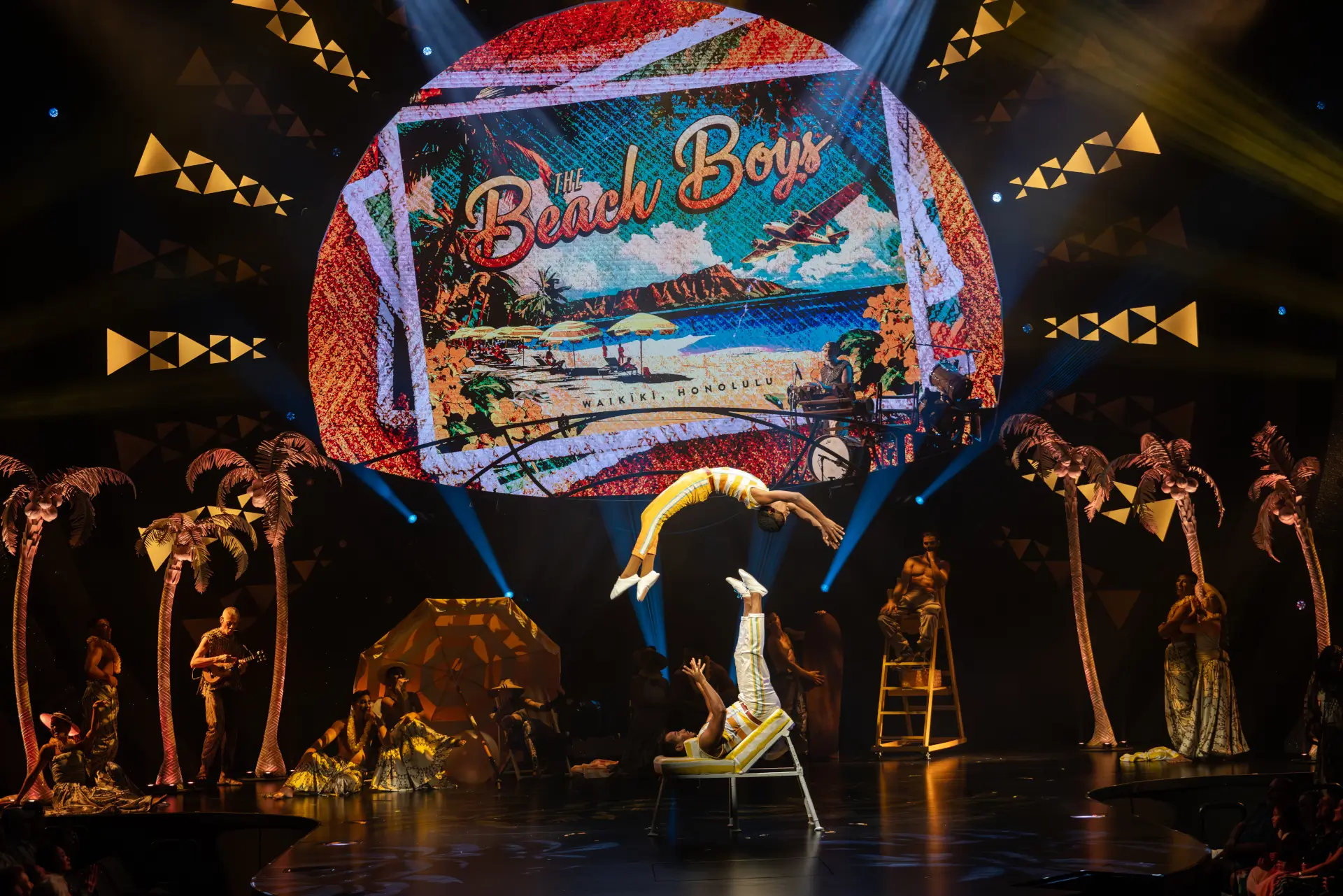 Cirque Du Soleil Auana golden seats