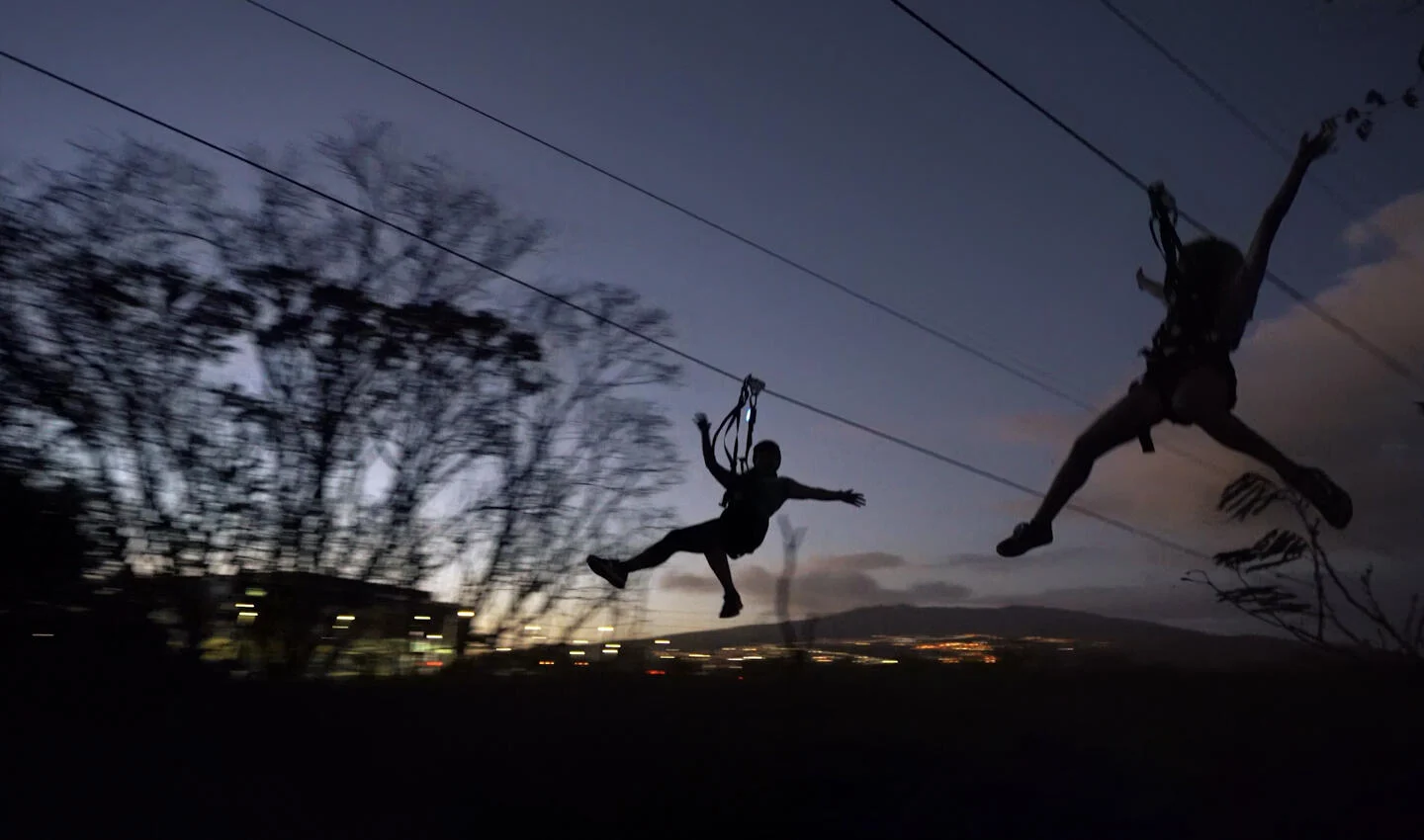 Coral Crater Adventure Park Night Zipline - Oahu