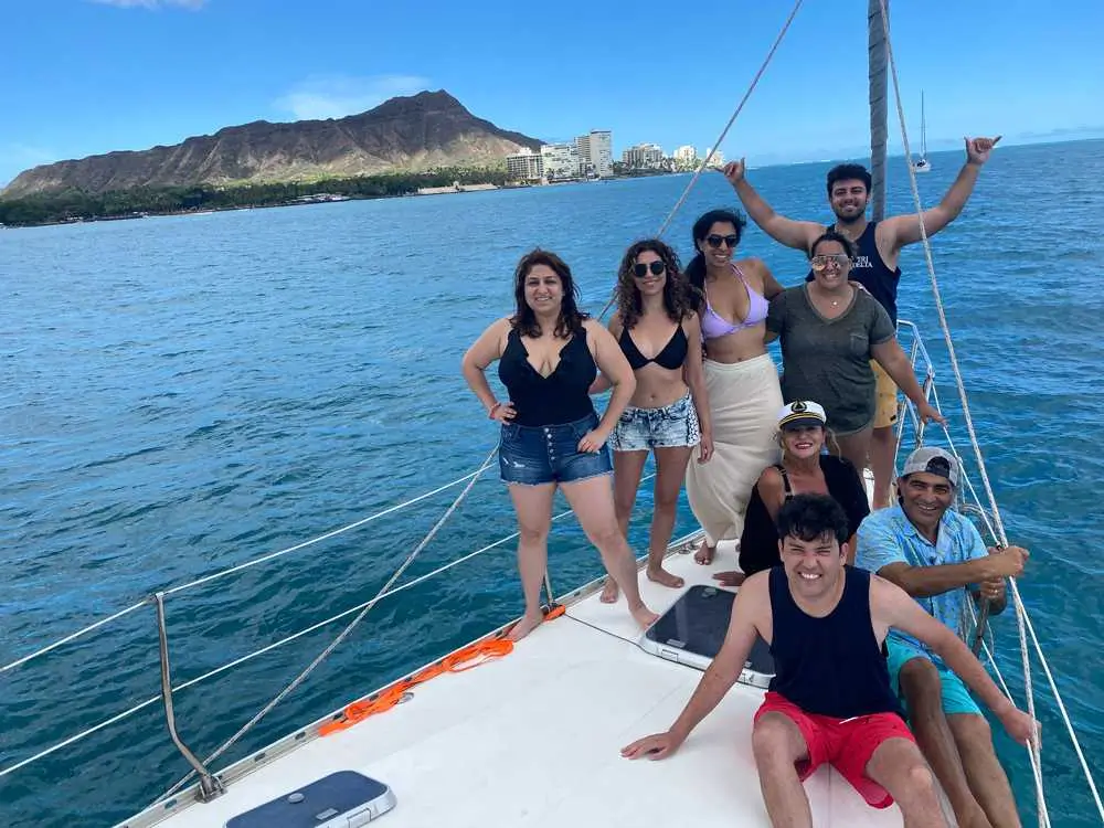 Waikiki Sailing Tours - Oahu Diamond Head Swim & Sail 1